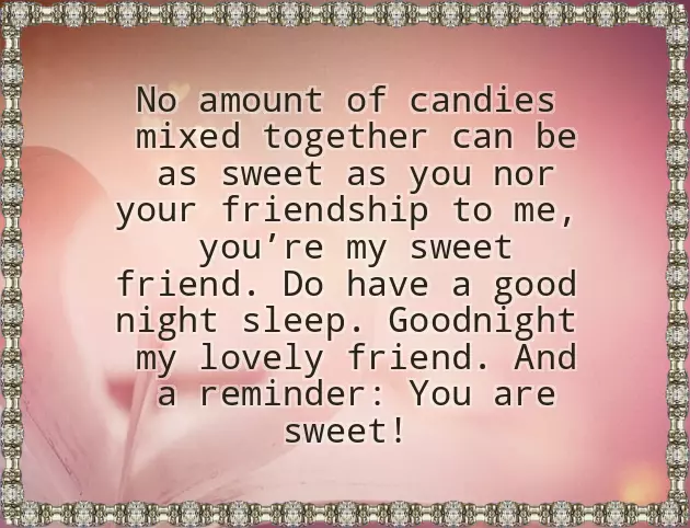 Good Night Wish For Friend