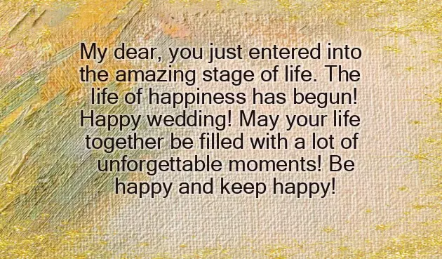 Married Congratulations Wishes