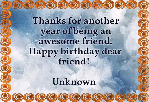 Happy Birthday Short Message For Friend