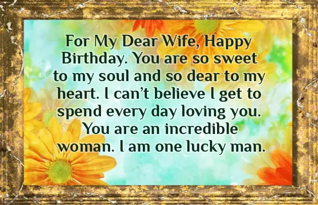 Happy Birthday Day Wishes For Wife