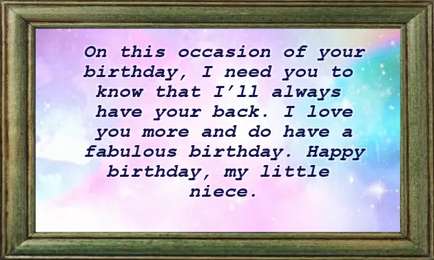 Happy Birthday To My Grand Niece