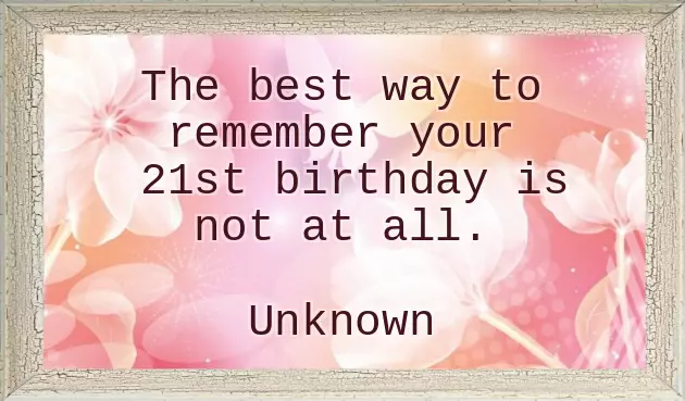 Happy 21St Birthday Messages Happy 21St Birthday Messages