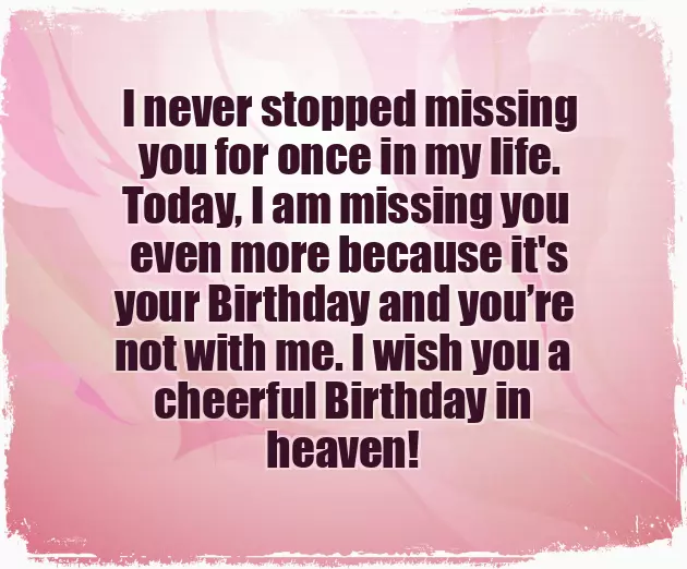 Birthday Wishes After Death Of Father