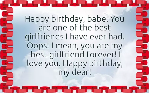 Words For Girlfriend Birthday Words For Girlfriend Birthday