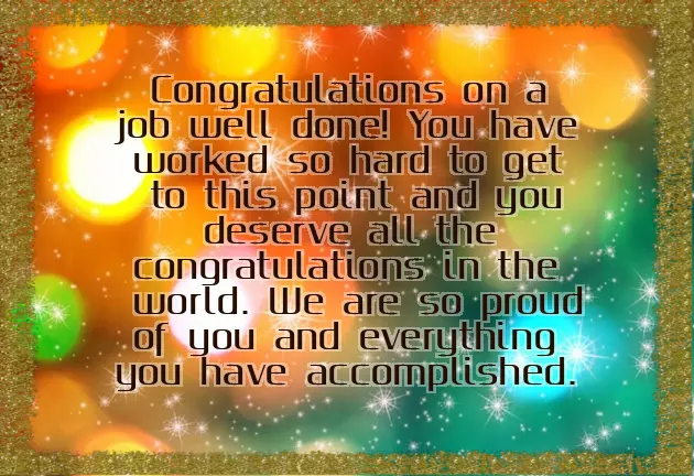 Congratulations Wishes To Students