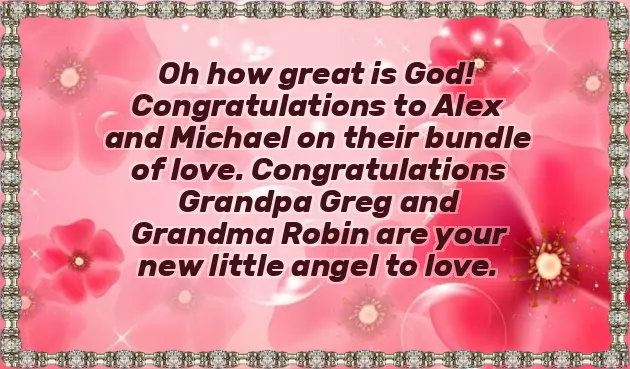 Congratulations To Grandparents On Arrival Of Baby Girl Congratulations To Grandparents On Arrival Of Baby Girl