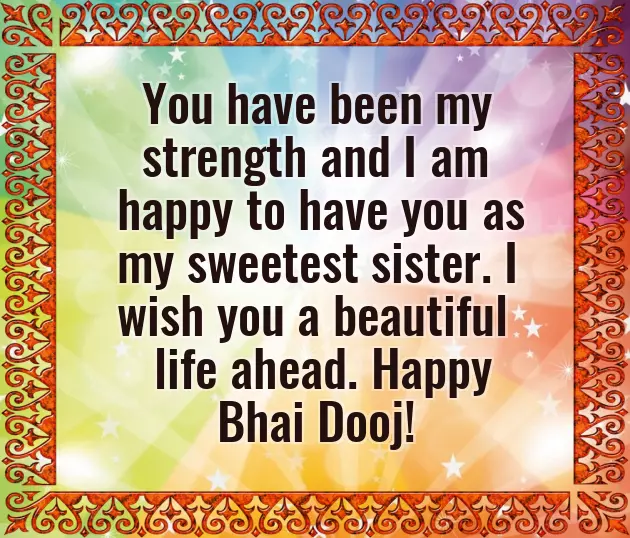 Bhai Dooj Wishes For Sister