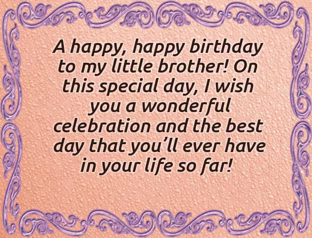 Wish Younger Brother Happy Birthday Wish Younger Brother Happy Birthday