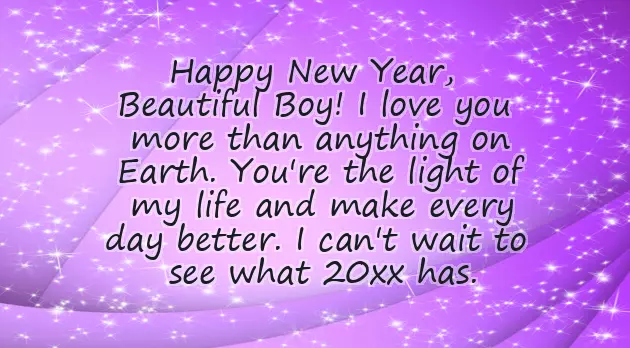 Happy New Year Wishes To Son Happy New Year Wishes To Son