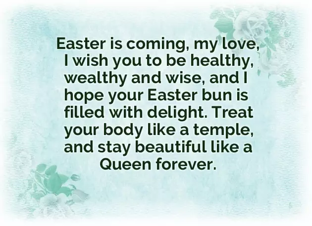 Easter Message For Her