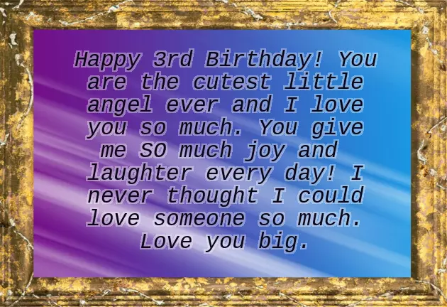 Happy 3 Birthday My Son