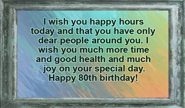 Birthday Congratulatory Message