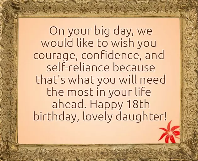 18Th Birthday Greetings To My Daughter 18Th Birthday Greetings To My Daughter