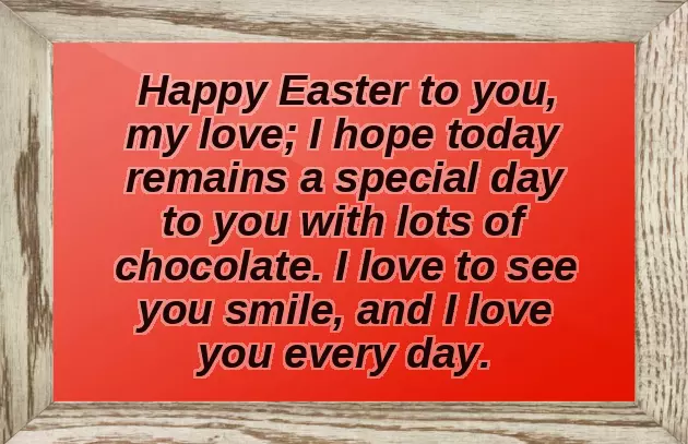 Easter Message To Husband