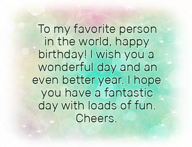 Birthday Verses For Someone Special