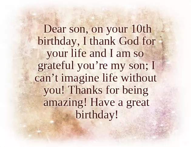 10Th Birthday Quotes For My Son 10Th Birthday Quotes For My Son