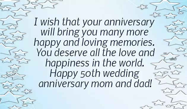 Mum And Dad Anniversary Message