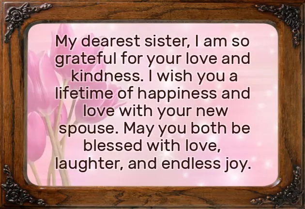 Wedding Greeting For Sister Wedding Greeting For Sister