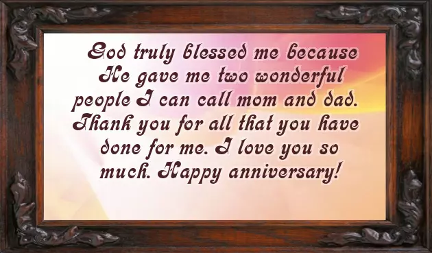 Happy 20Th Anniversary Mom And Dad