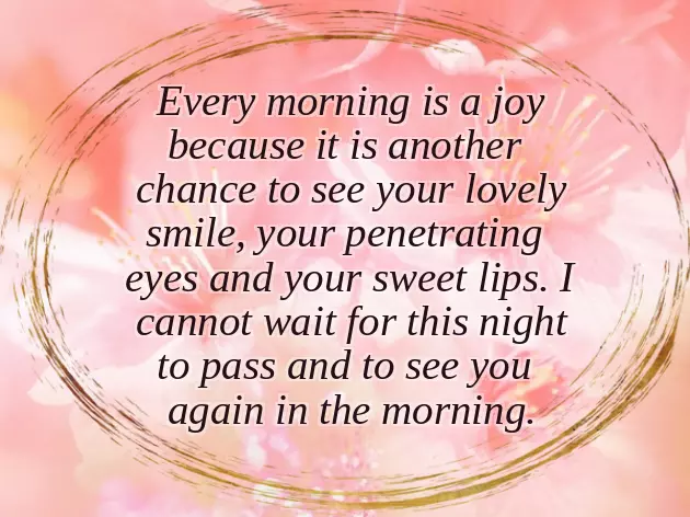 Good Morning Msg For Gf In English