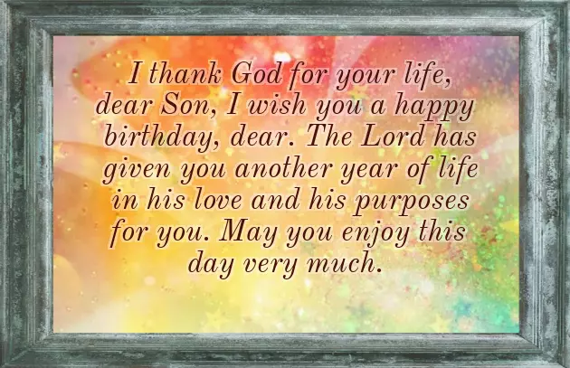 Birthday Quotes From Mother To Son