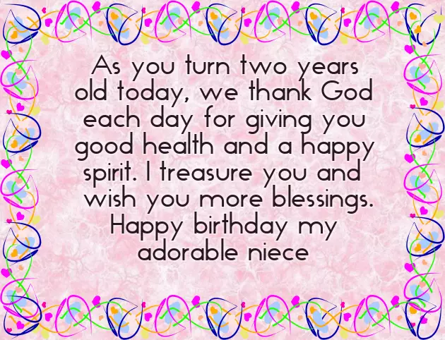 Niece Birthday Blessings Niece Birthday Blessings