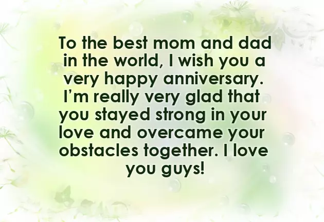 Happy Anniversary Mom And Dad In Heaven