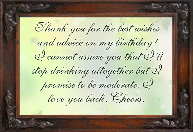 Thanks To Special Person For Birthday Wishes