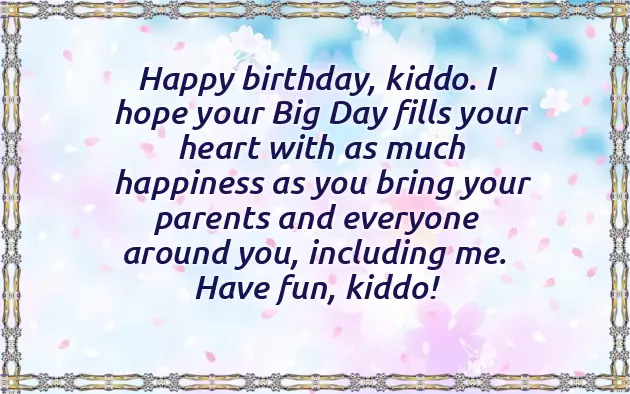 Birthday Wish For Child Boy