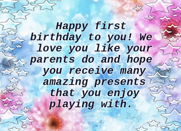 1St Birthday Wishes For Nephew