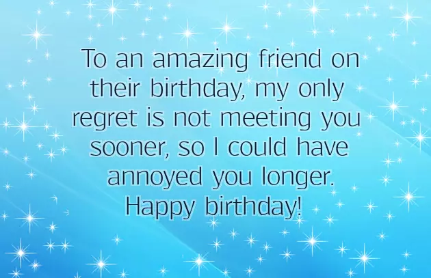 Funny Birthday Wishes For Best Friend Girl