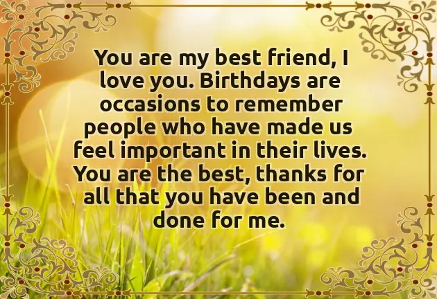 A Birthday Letter For Best Friend A Birthday Letter For Best Friend