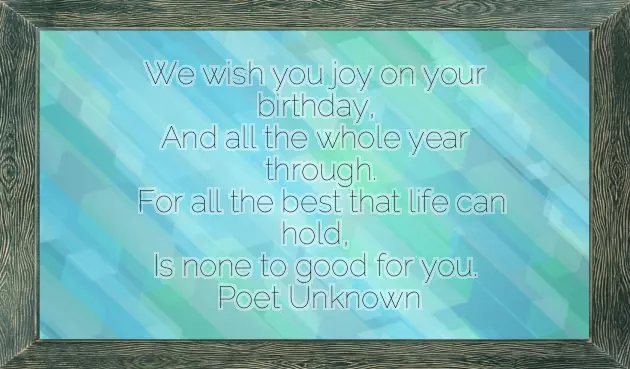 Birthday Poem For Wife