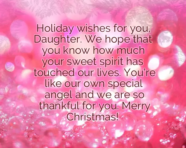 Merry Christmas To My Daughter