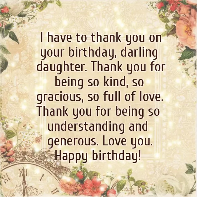Happy Birthday Quotes To My Daughter