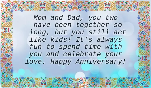 Happy Anniversary Wishes For Friends Parents