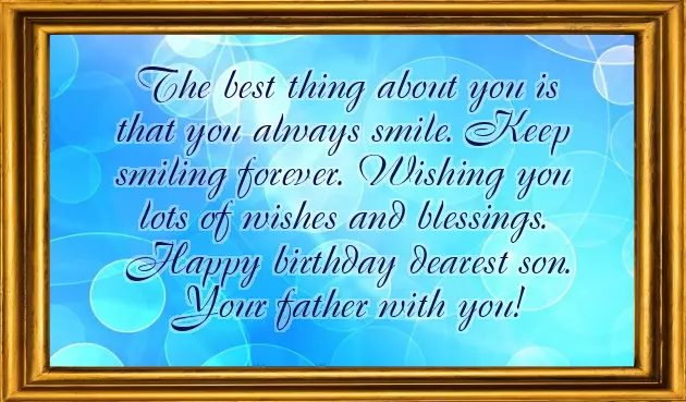 Congratulations For Son