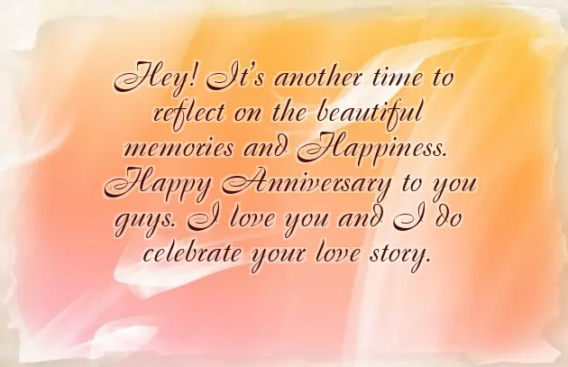 Happy Anniversary To A Special Couple