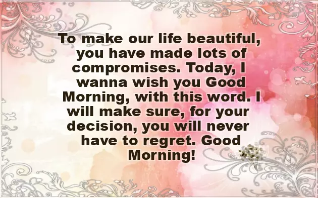 Good Morning Message To The Love Of My Life