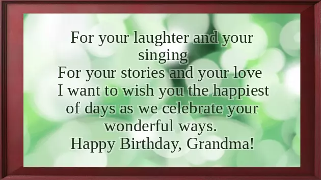 Wishing Your Grandma A Happy Birthday Wishing Your Grandma A Happy Birthday