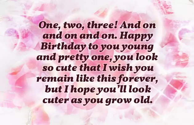 Birthday Quotes 3 Years Old Girl