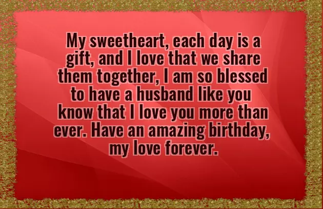 Best Birthday Greetings To A Husband