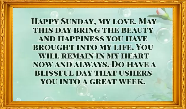 Good Morning With Sunday Wishes