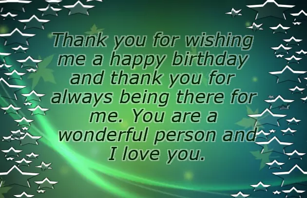 Thank You For Well Wishes On My Birthday