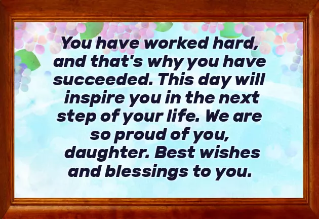 Congratulations On Your School Achievement