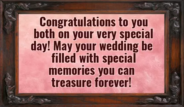 Congratulation Message For Newly Wed