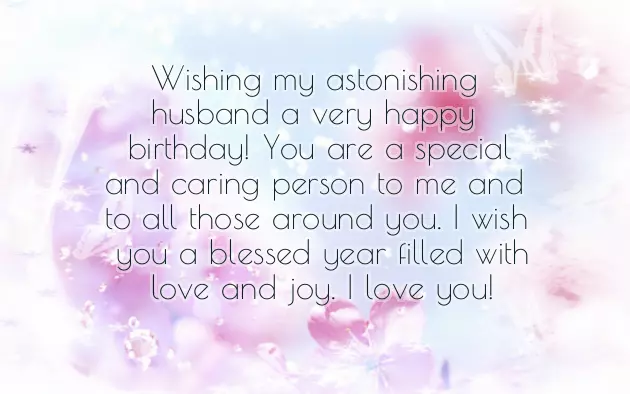 Birthday Wishes For Husband Short And Sweet