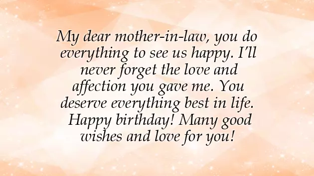 Birthday Wishes For Your Mother In Law