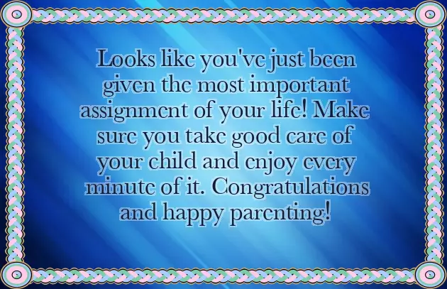 Congratulations For Becoming Father