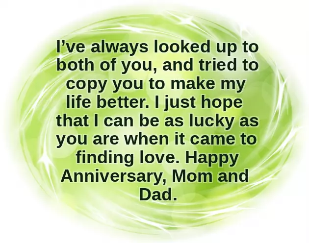 Wedding Anniversary Wishes To Father And Mother